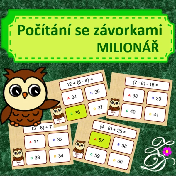Počítání se závorkami (milionář) 1