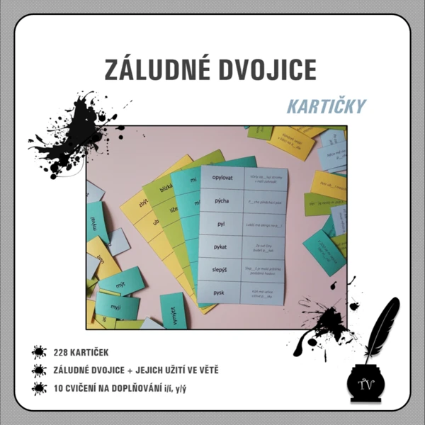 Vyjmenovaná slova - záludné dvojice 1