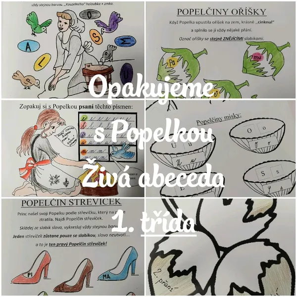 Opakujeme s Popelkou Živá abeceda 1. třída 1