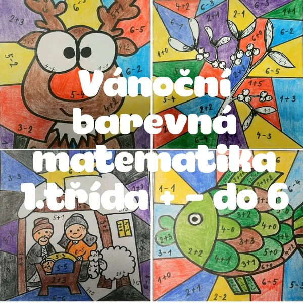 Vánoční barevná matematika 1