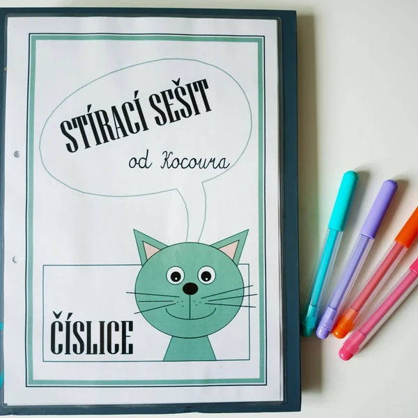 STÍRACÍ SEŠIT od Kocoura - ČÍSLICE 1