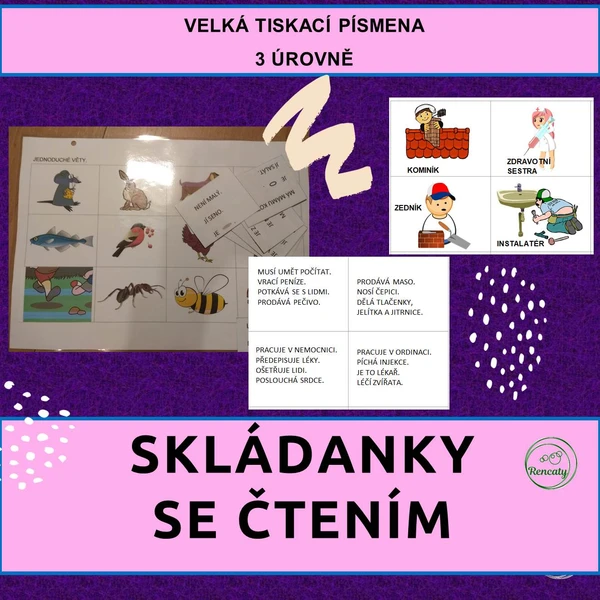 Skládanky se čtením 1