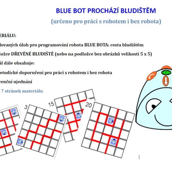 Programujeme s Blue Botem - bludiště 1