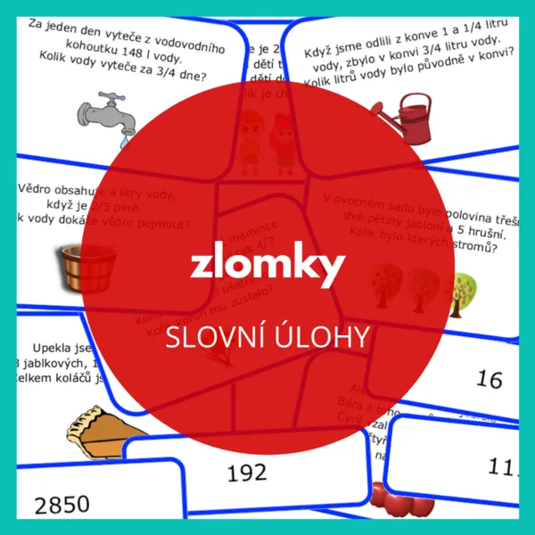 slovní úlohy - zlomky 1