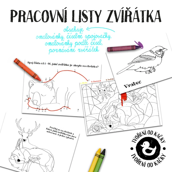 Omalovánky a spojovačky 1