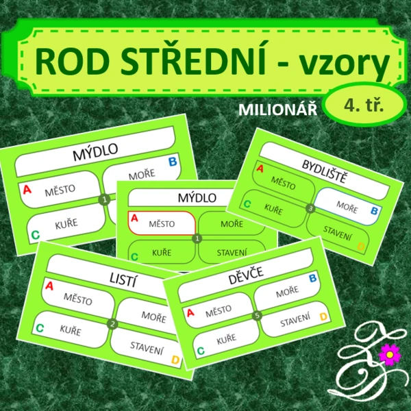 Rod střední - vzory (milionář) 1