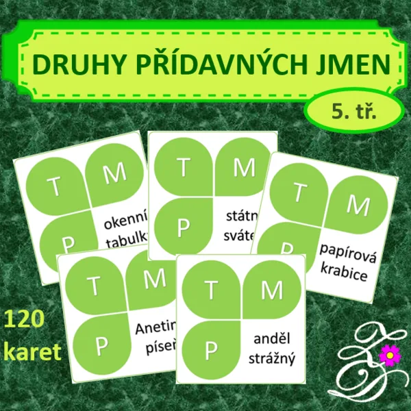 Druhy přídavných jmen 1