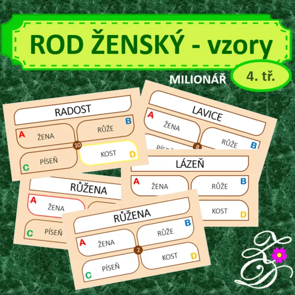 Rod ženský - vzory (milionář) 1