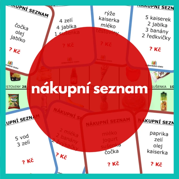 nákupní seznam 1