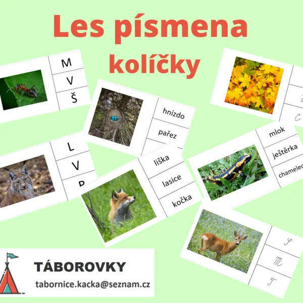 Les písmena - kolíčky 1