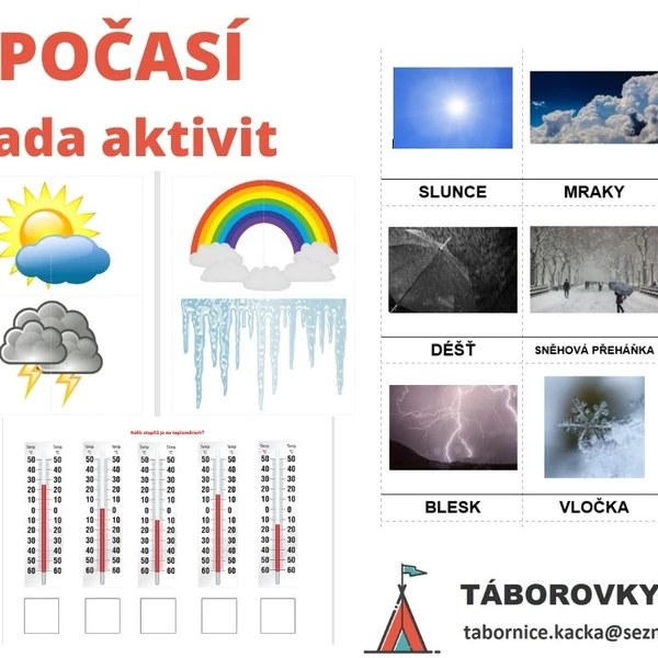 Počasí - sada aktivit 1