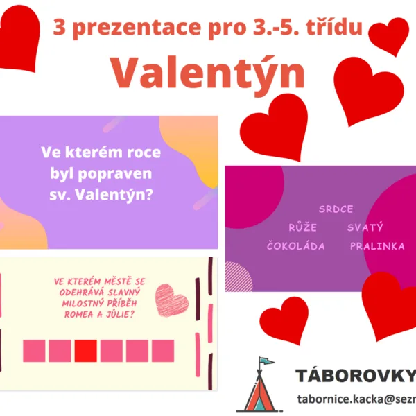 Valentýnská prezentace pro 3.-5. třídu 1