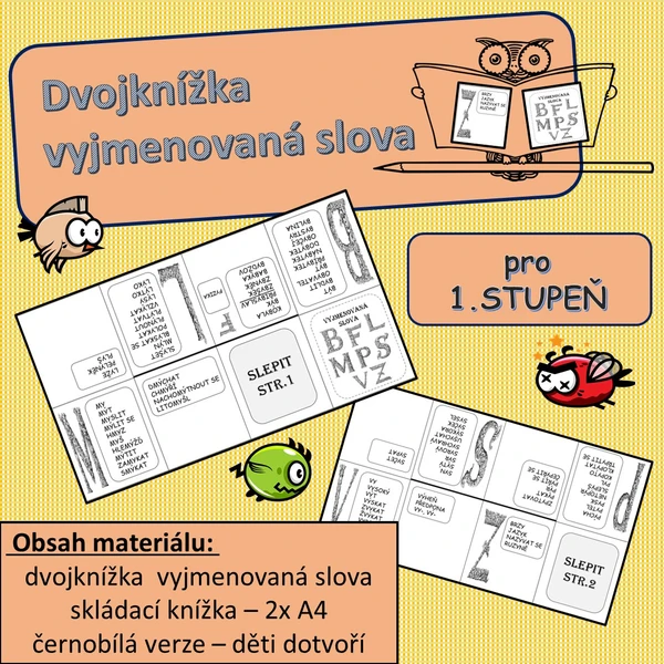 Dvojknížka - vyjmenovaná slova 1