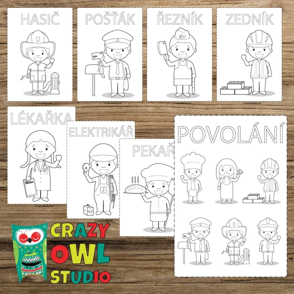 Vymalovánky POVOLÁNÍ 1