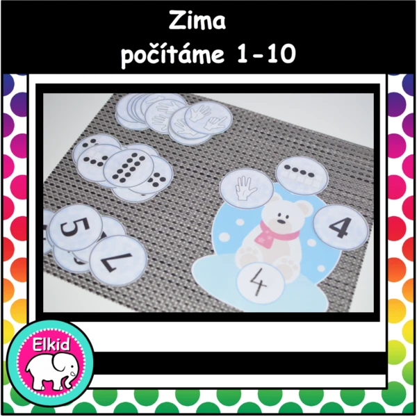 Zima  (počítáme 1-10) 1