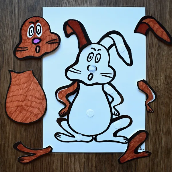 Puzzle zajíc 1