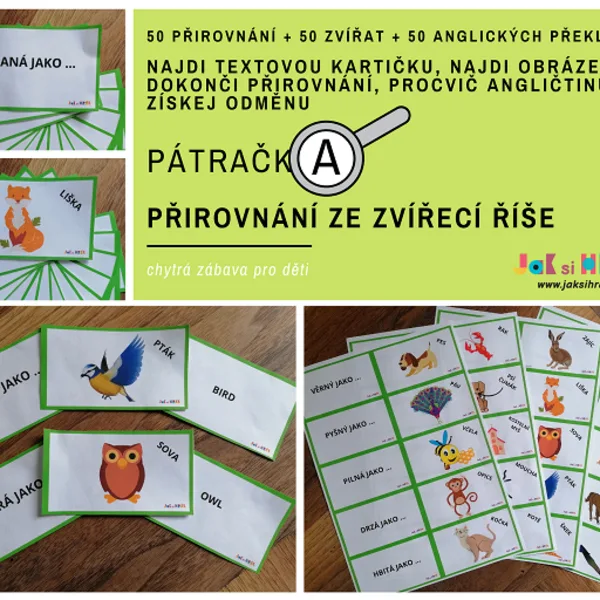 ZVÍŘECÍ PÁTRAČKA  1