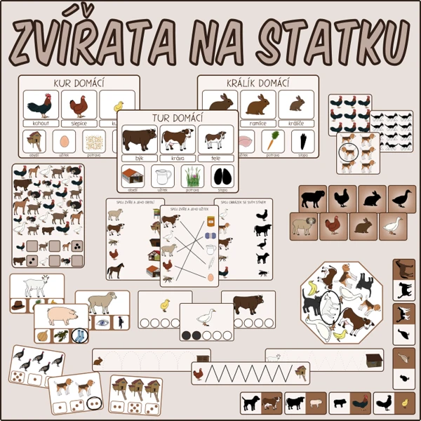 Zvířata na statku 1