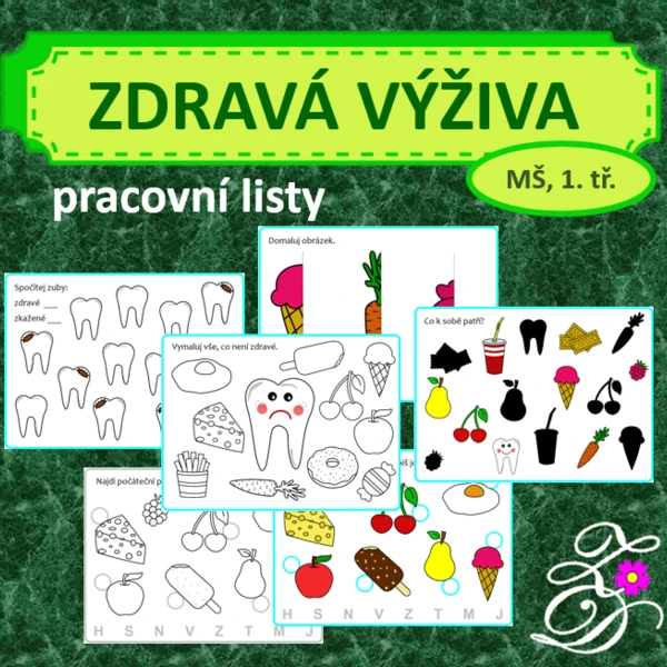 Zdravá výživa - pracovní listy 1