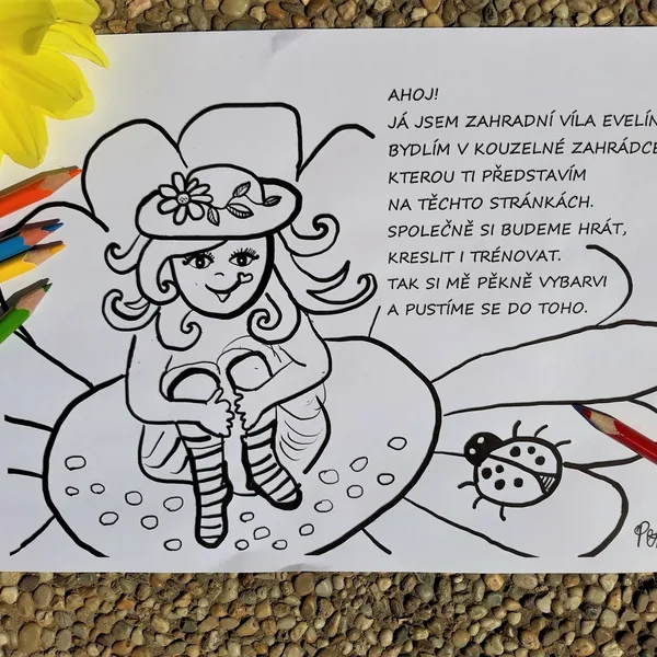 Pracovní listy zahradní víly Evelínky 1