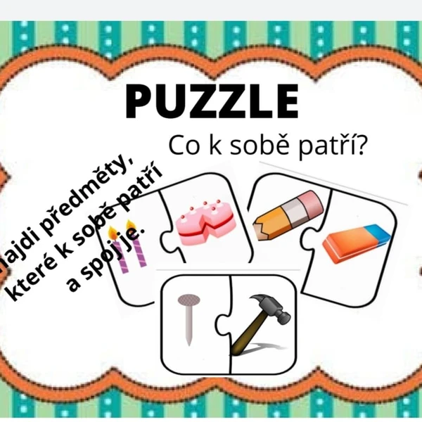 Puzzle-Co k sobě patří? 1