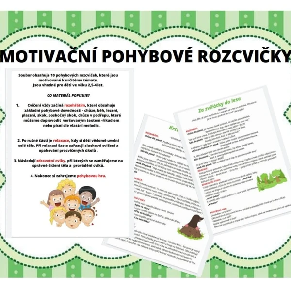 MOTIVAČNÍ POHYBOVÉ ROZCVIČKY 1.DÍL 1