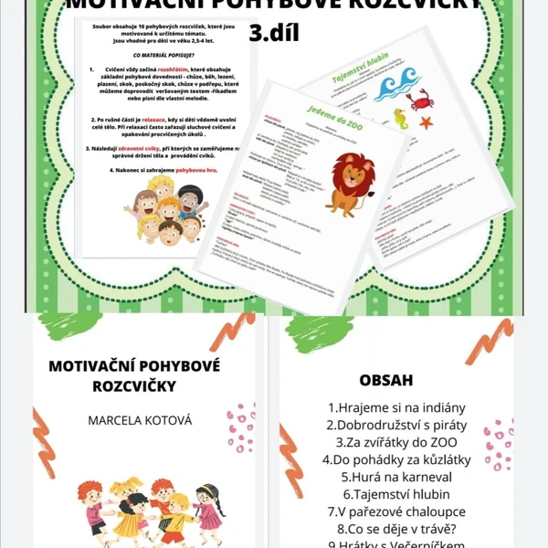 MOTIVAČNÍ POHYBOVÉ ROZCVIČKY 3.DÍL 1