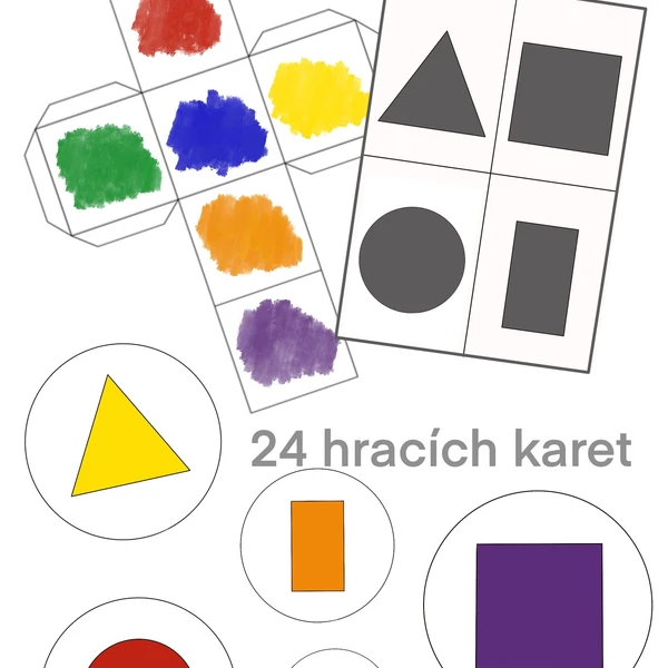 POSTŘEHOVÁ HRA Barevné tvary 1