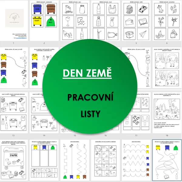 DEN ZEMĚ - pracovní listy pro MŠ 1