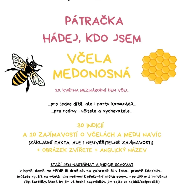 PÁTRAČKA - HÁDEJ, KDO JSEM - VČELA MEDONOSNÁ 1