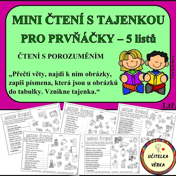 MINI ČTENÍ S TAJENKOU PRO PRVŇÁČKY 1
