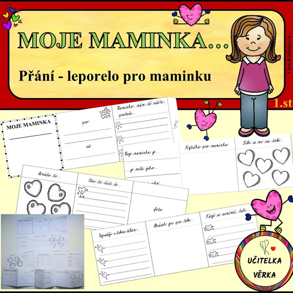 MOJE MAMINKA - leporelo ke Dni matek 1