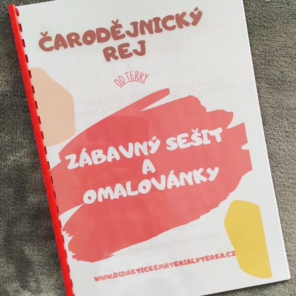 Čarodějnický rej - zábavné listy a omalovánky 1