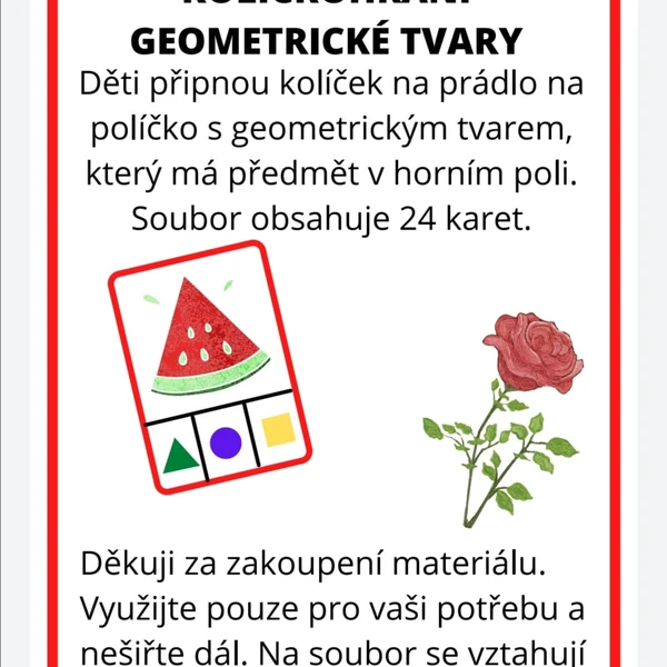 KOLÍČKOHRANÍ -GEOM.TVARY 1