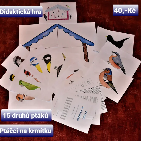 Ptáčci na krmítku - didaktická hra 1