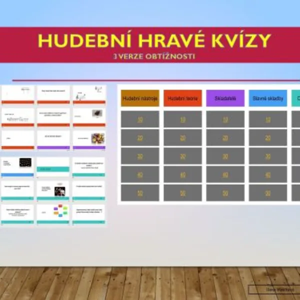 Hudební hravé kvízy 1