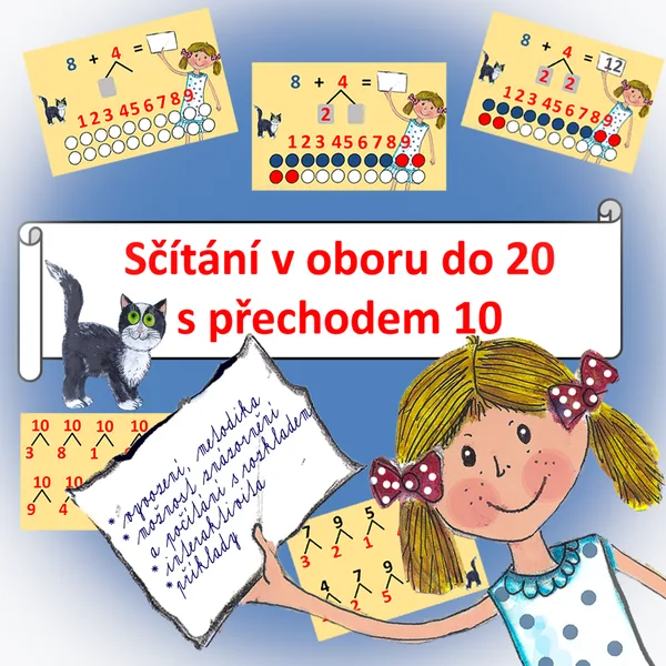 Sčítání v oboru do 20 s přechodem 10 - metodický materiál  1