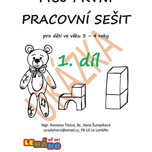 Můj první pracovní sešit pro děti 3 - 4 roky 1