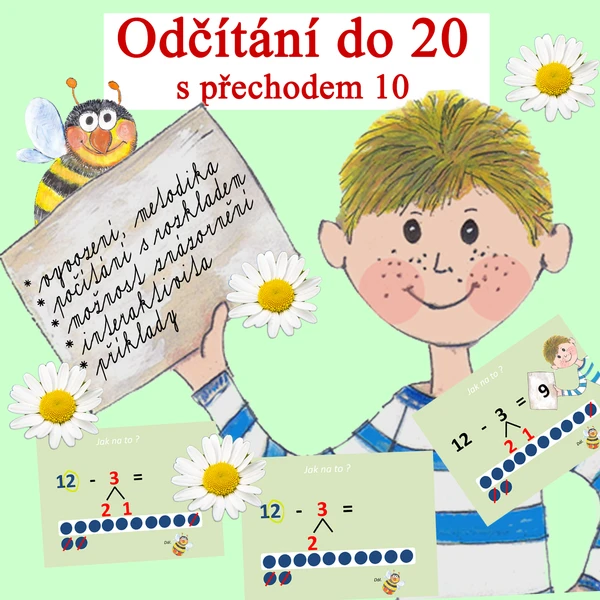Odčítání v oboru do 20 s přechodem 10 - metodický materiál  1