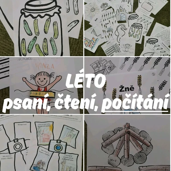 Léto - psaní, čtení, počítání 1