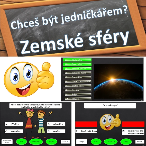 Chceš být jedničkářem? Zemské sféry 1