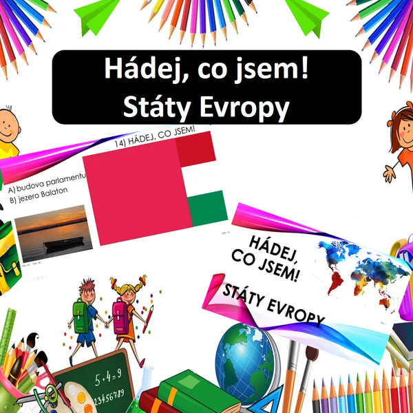 Hádej, co jsem! Státy Evropy 1