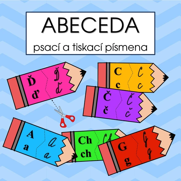 ABECEDA - psací a tiskací písmena 1