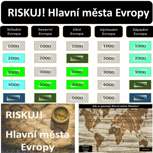 RISKUJ! Hlavní města Evropy 1