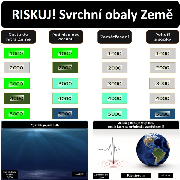 RISKUJ! Svrchní obaly Země 1