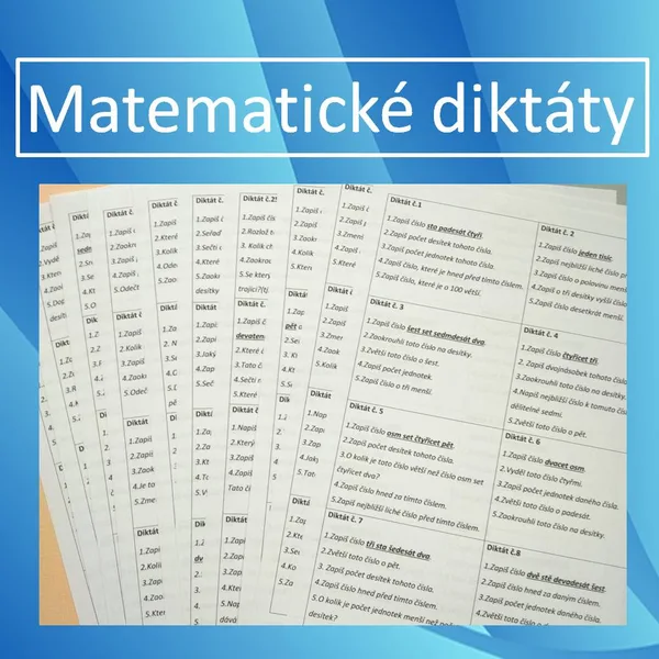 Matematické diktáty 1