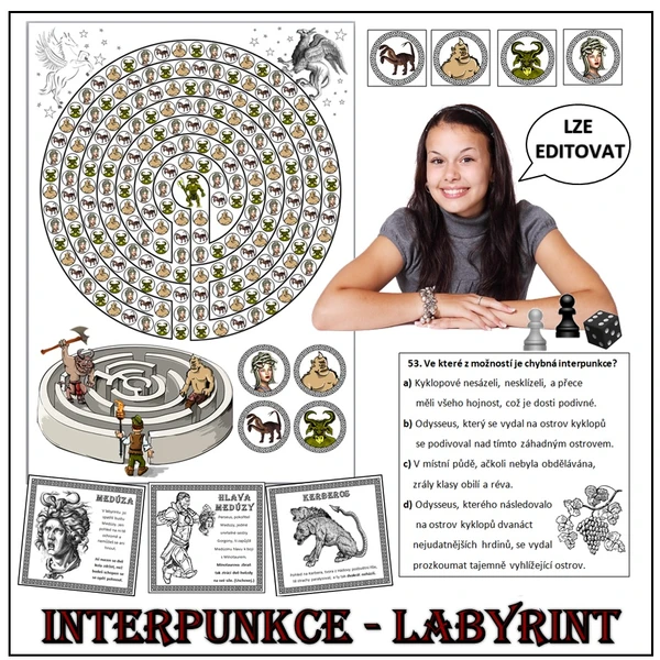 INTERPUNKCE - Labyrint (desková hra) - 120 otázek 1