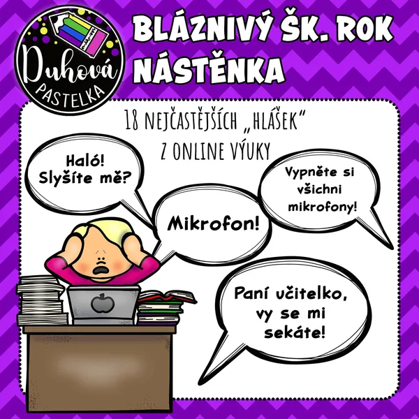 Hlášky z online výuky - nástěnka 1
