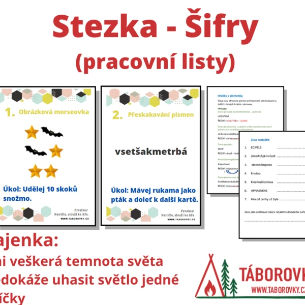 Stezka - šifry a pracovní listy 1
