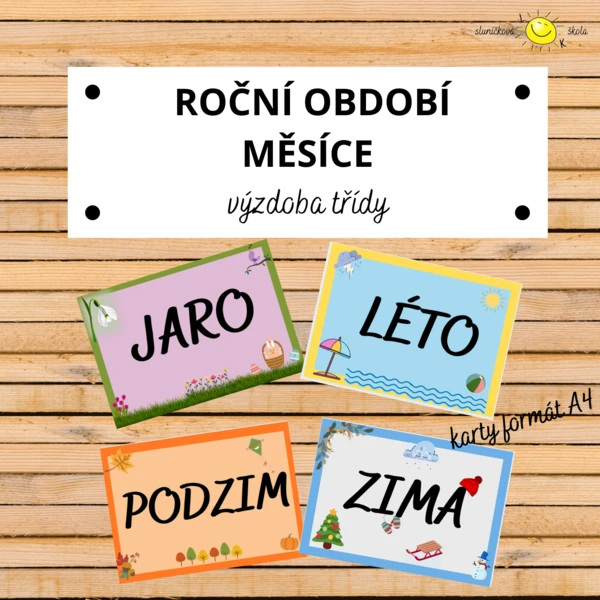ROČNÍ OBDOBÍ - výzdoba třídy 1